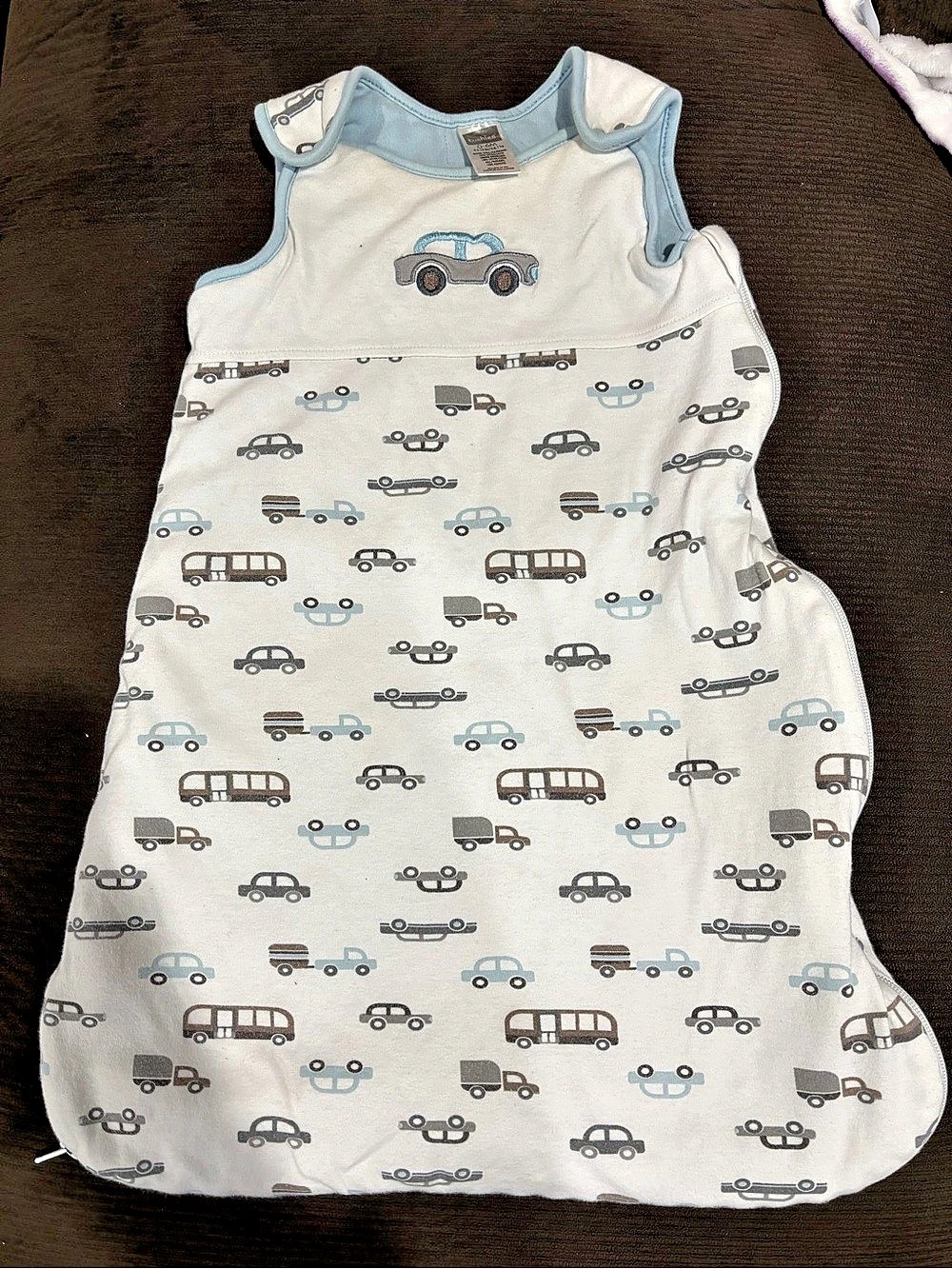 Kushies Baby 0-6M Vehicle Print Sleep Sack
